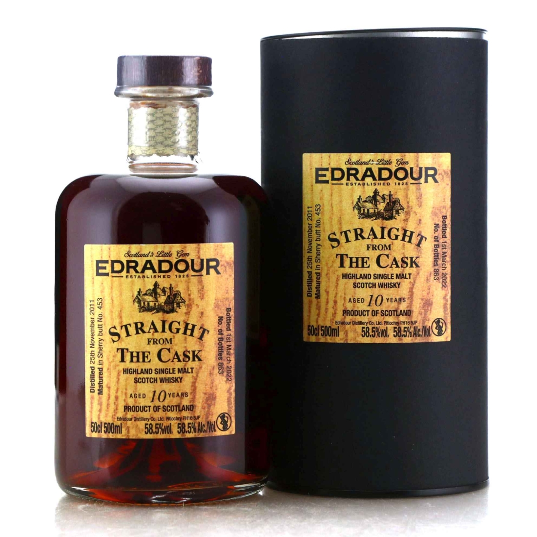 Edradour 2011 Straight From The Cask 10 Year Old #453 50cl