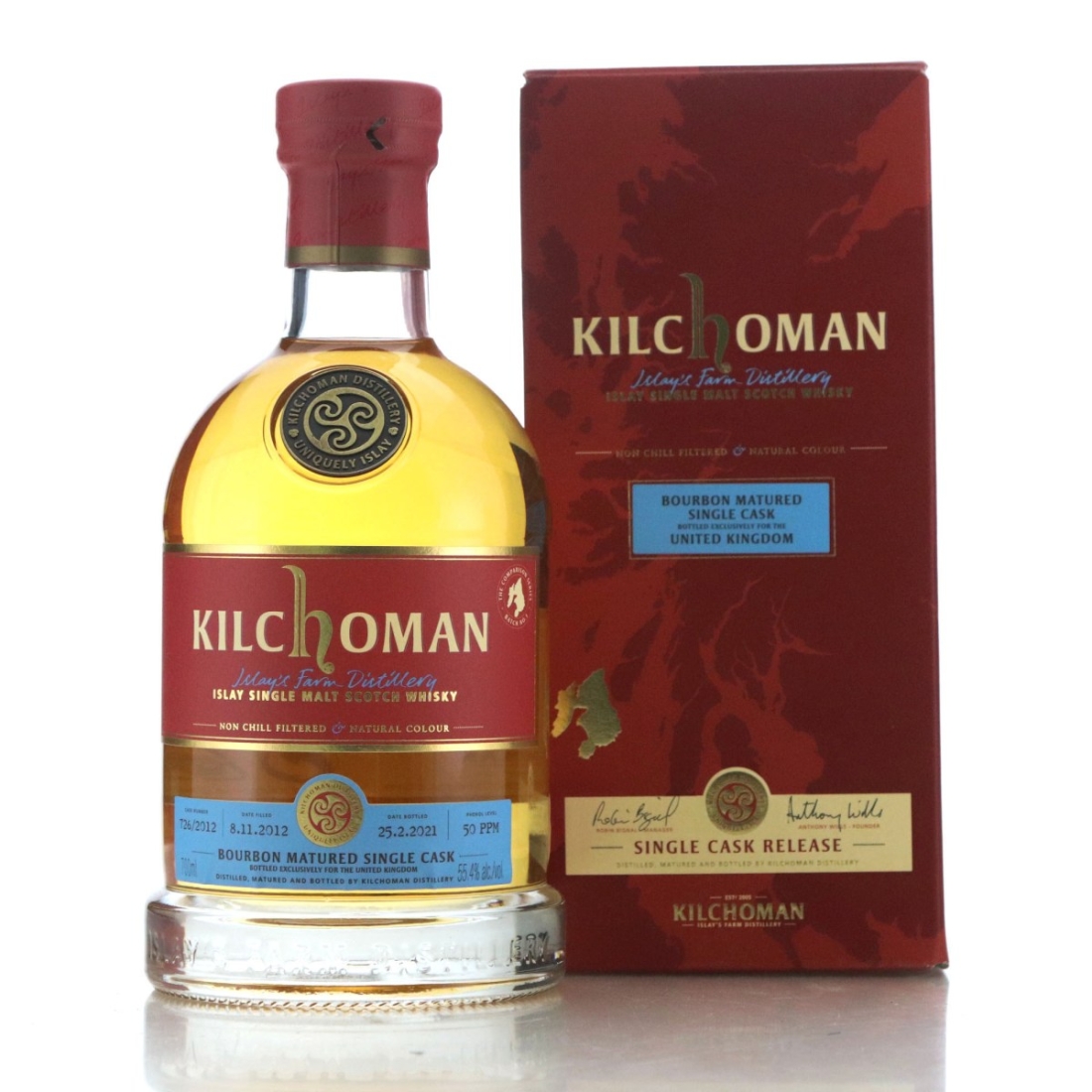 Kilchoman 2012 Comparison Series Batch #1 Cask #726 / UK