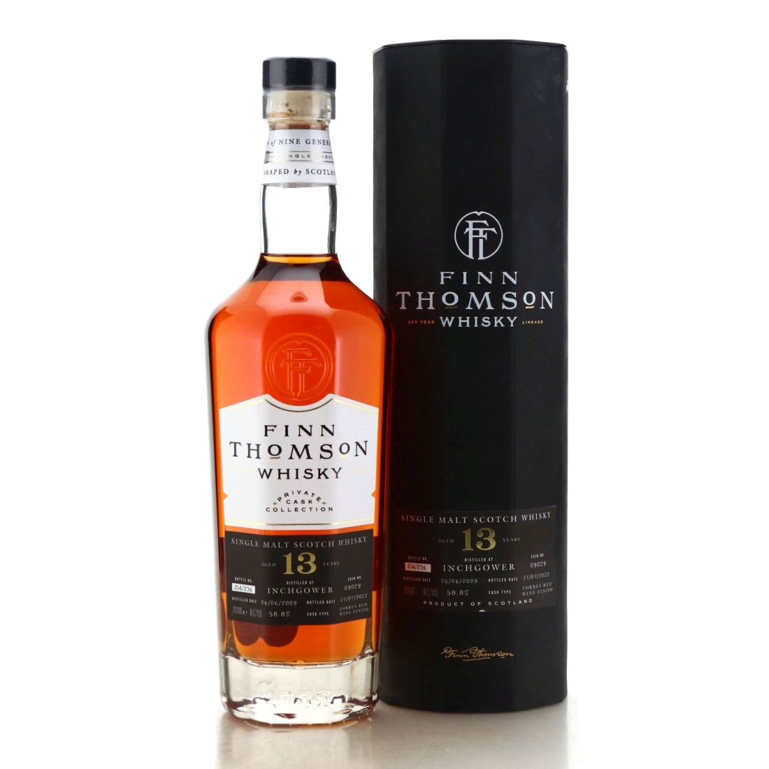Inchgower 2009 Finn Thomson 13 Year Old