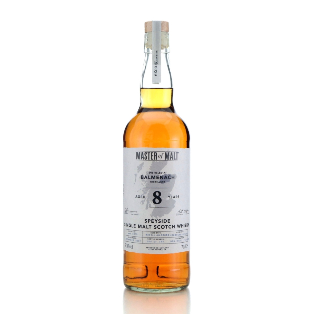 Balmenach 2013 Master of Malt 8 Year Old