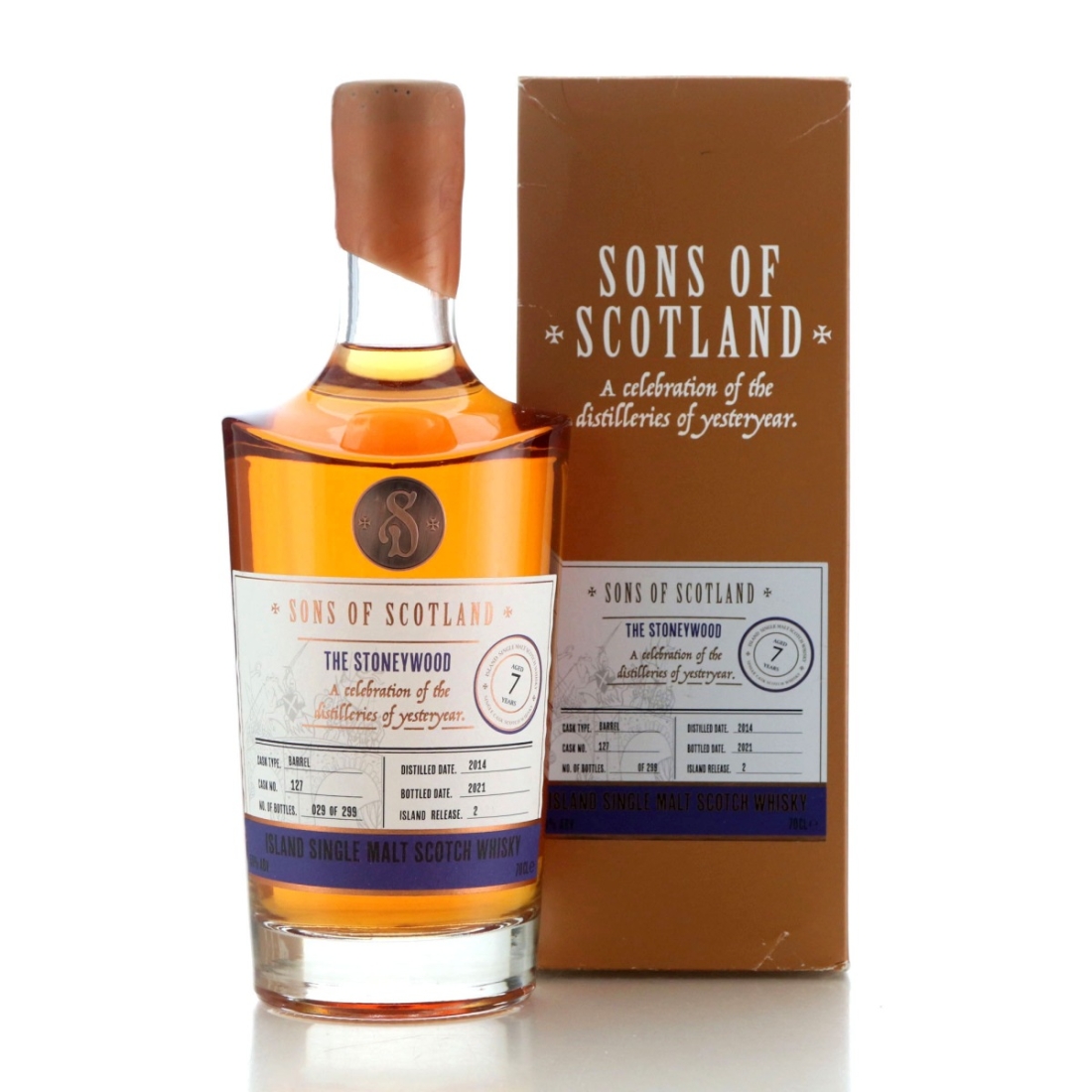 Island Single Malt 2014 Sons of Scotland 7 Year Old / The Stoneywood
