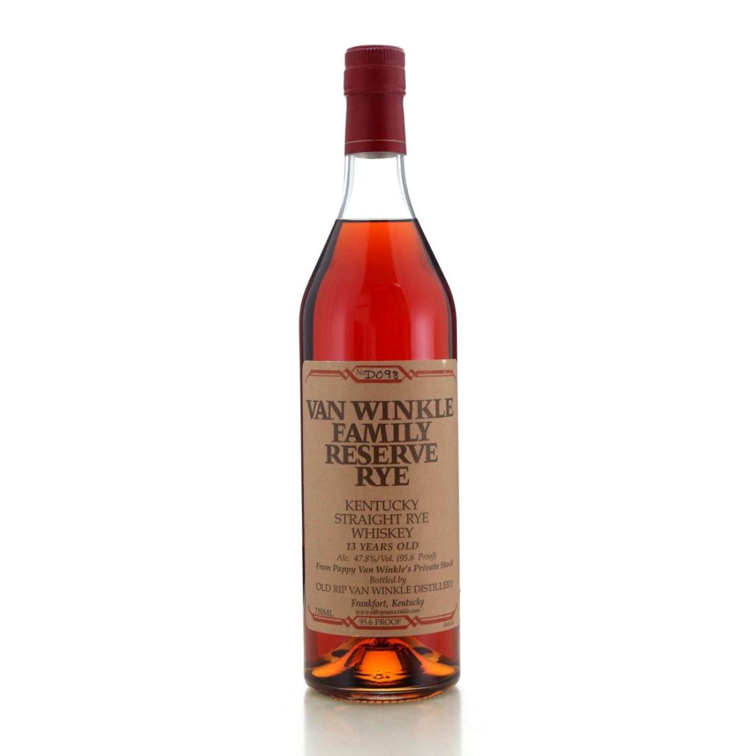 Van Winkle 13 Family Reserve Rye 2025 Release