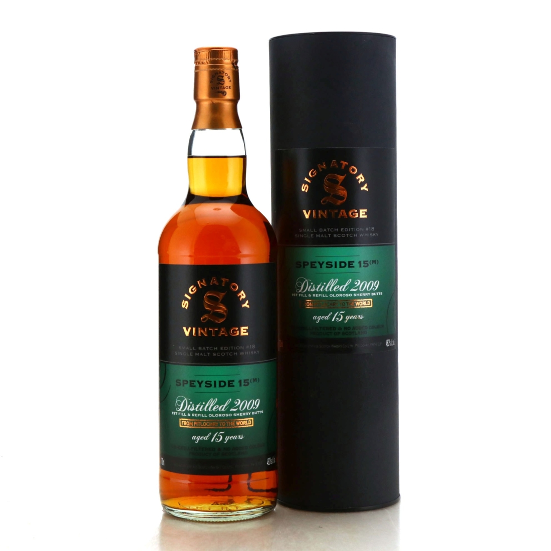 Macallan 'Speyside M' 2009 Signatory Vintage 15 Year Old Small Batch Edition #18