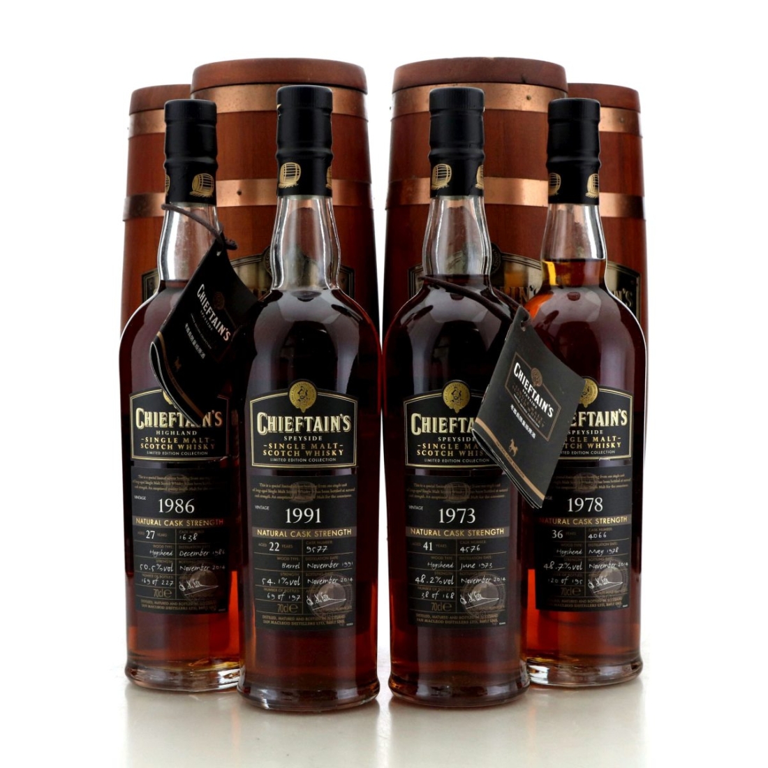 Speyside Single Malt Chieftain's 4 x 70cl