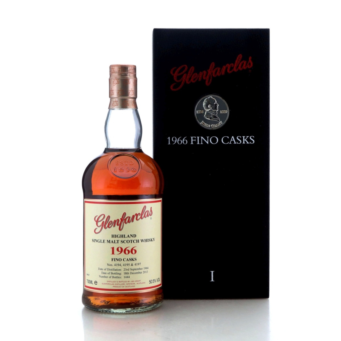 Glenfarclas 1966 Fino Casks 47 Year Old Collector Series I / Signed by George Grant