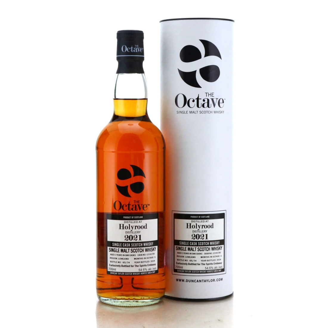 Holyrood 2021 Duncan Taylor 3 Year Old The Octave / Whiskies of Scotland & The Spirits Embassy