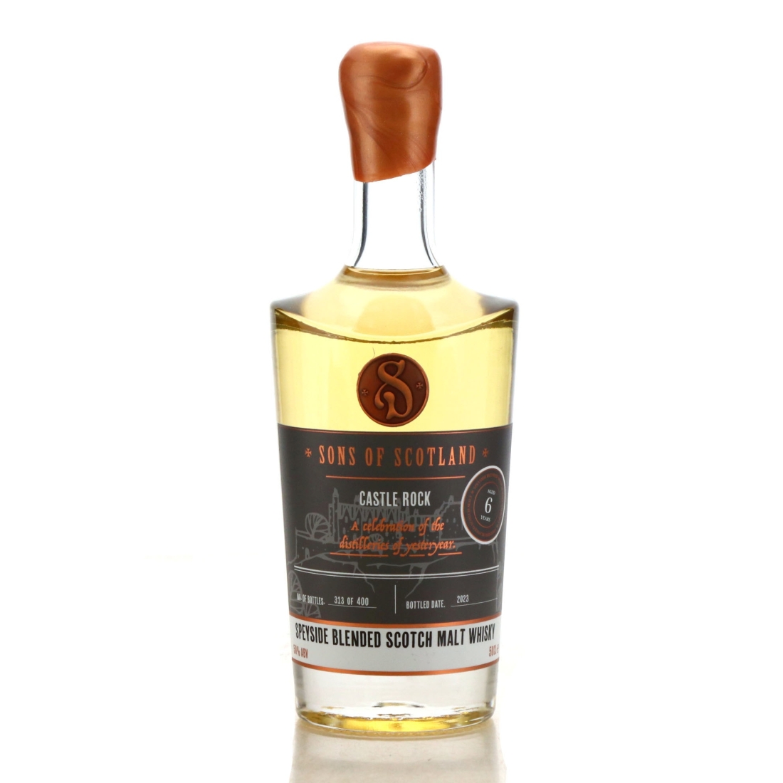 Sons of Scotland 6 Year Old Speyside Blended Malt 50cl / Castle Rock