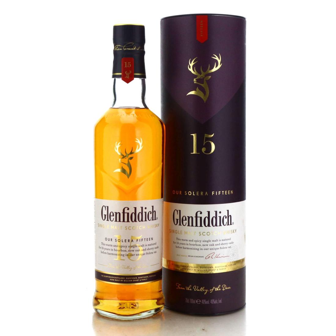 Glenfiddich 15 Year Old Our Solera 18 Year Old Ancient Reserve 2 x 70cl