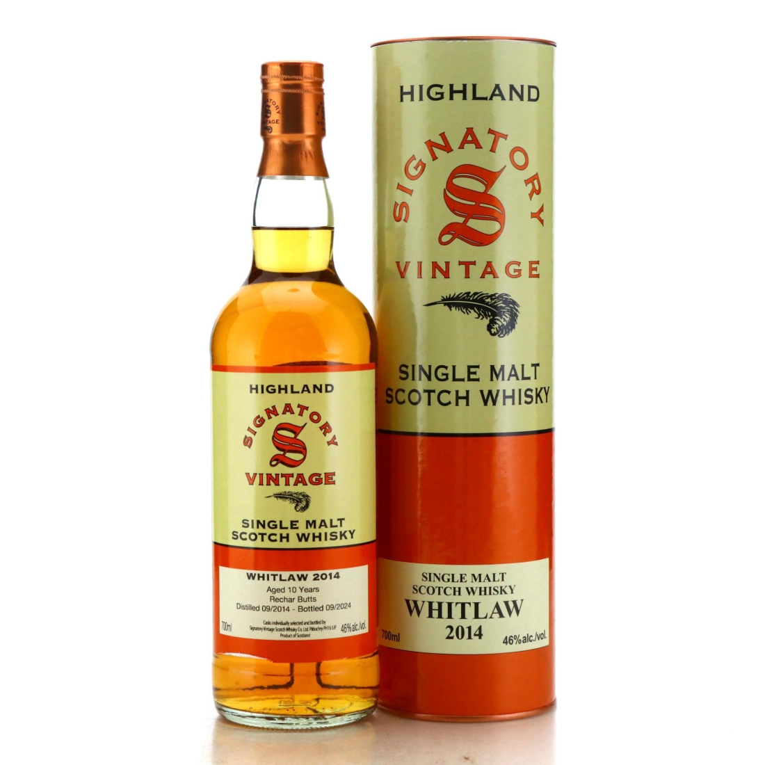 Whitlaw 2014 Signatory Vintage 10 Year Old