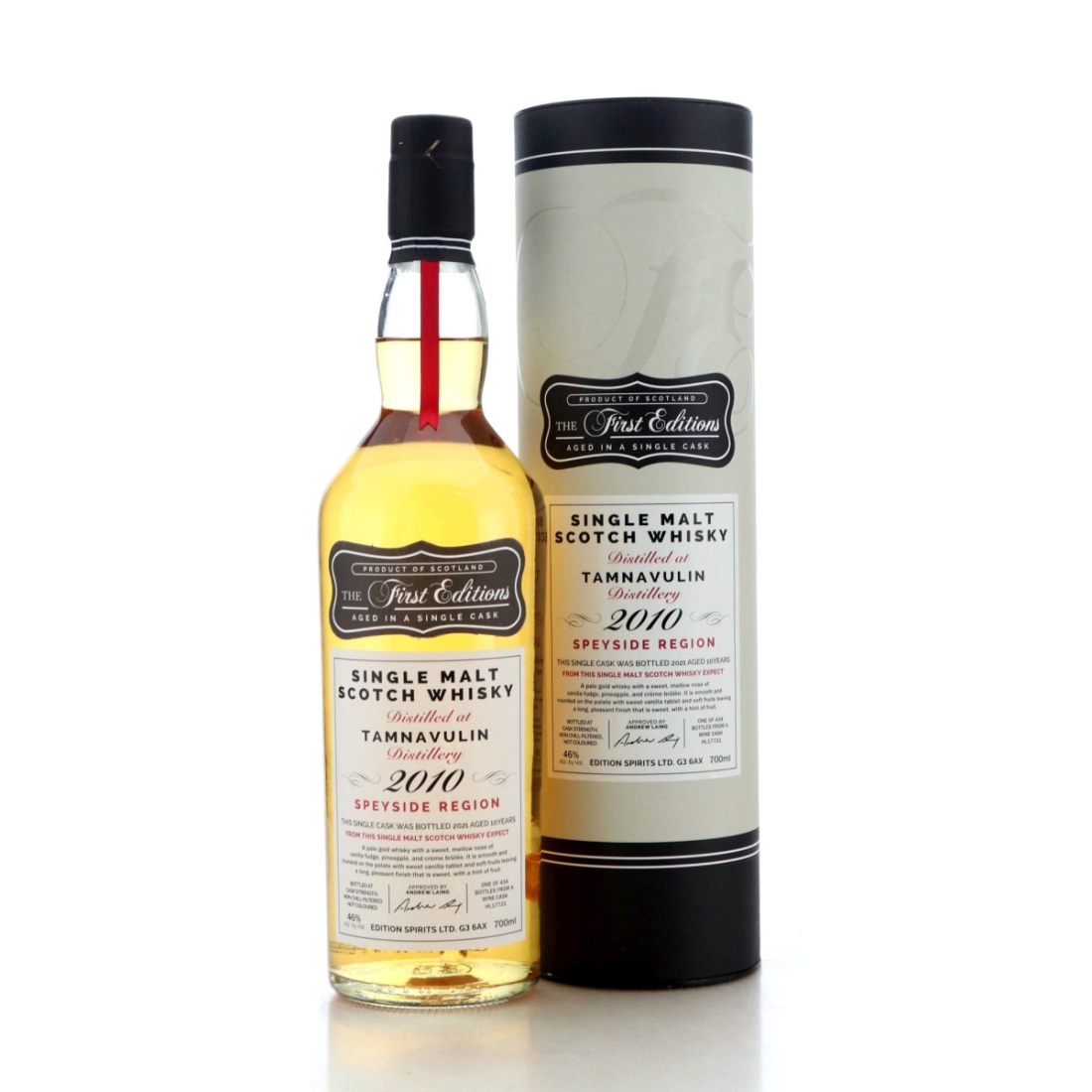 Tamnavulin 2010 First Editions 10 Year Old