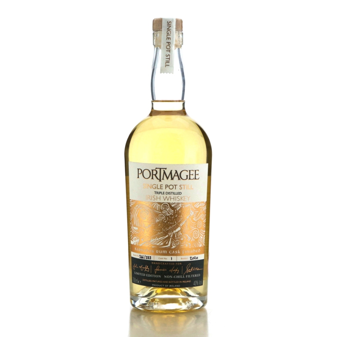 Portmagee Barbados Rum Cask Finish Irish Whiskey