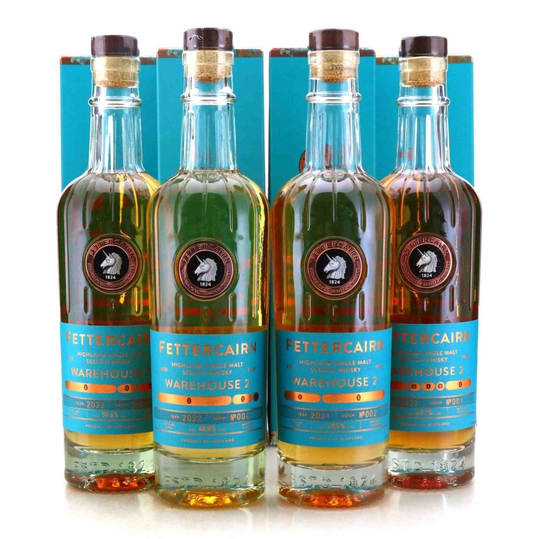 Fettercairn Warehouse 2 / 4 x 70cl - Batch 1-4
