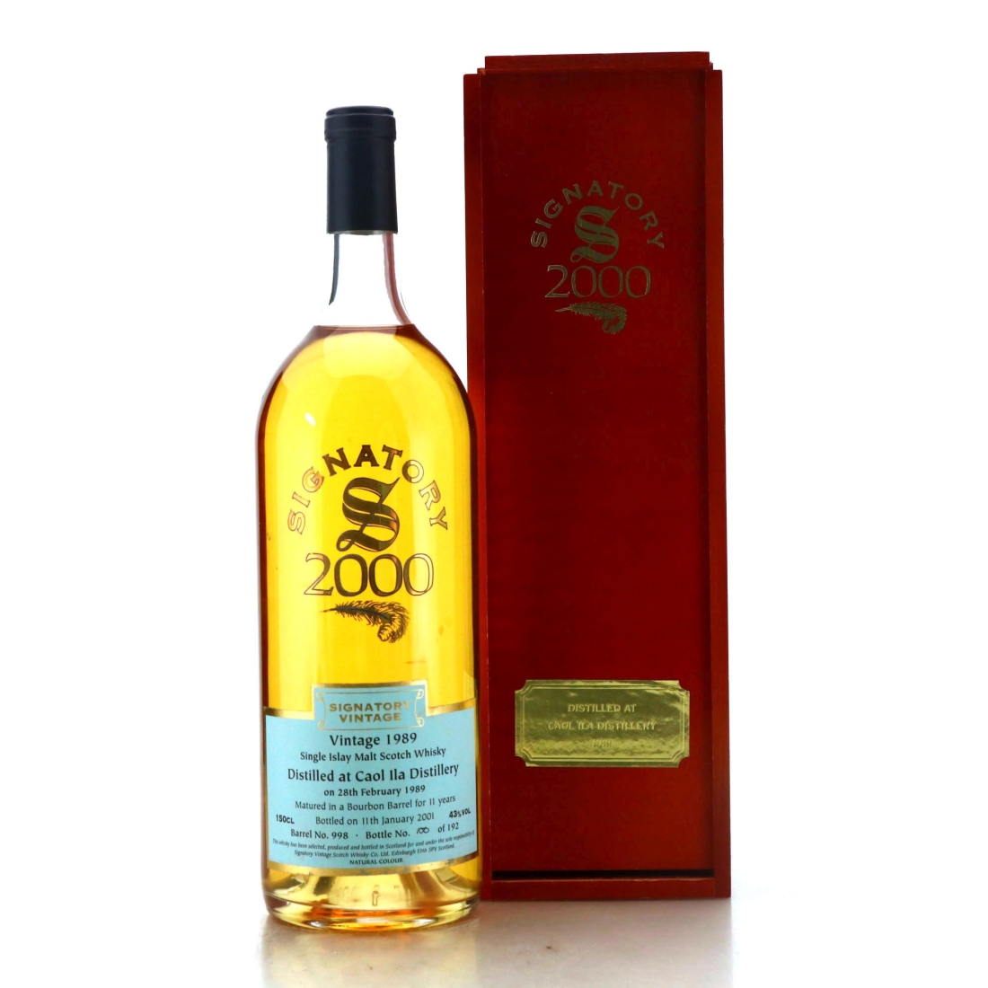 Caol Ila 1989 Signatory Vintage 11 Year Old 1.5 Litre / Millennium Edition