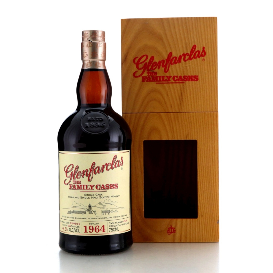 Glenfarclas 1964 Family Cask #4730 75cl / US Import