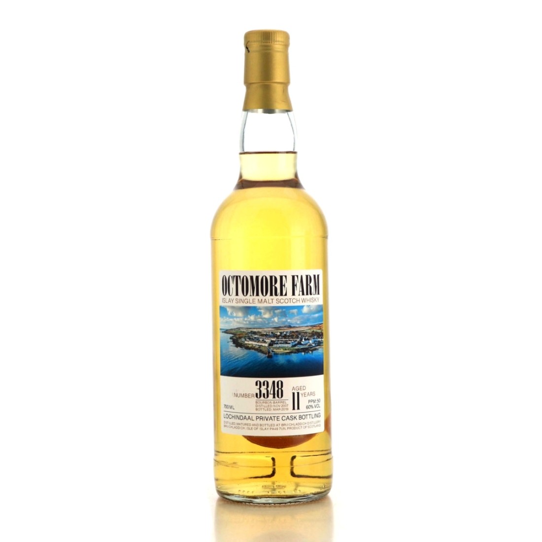 Lochindaal 2007 Private Cask 11 Year Old #3348 / Octomore Farm