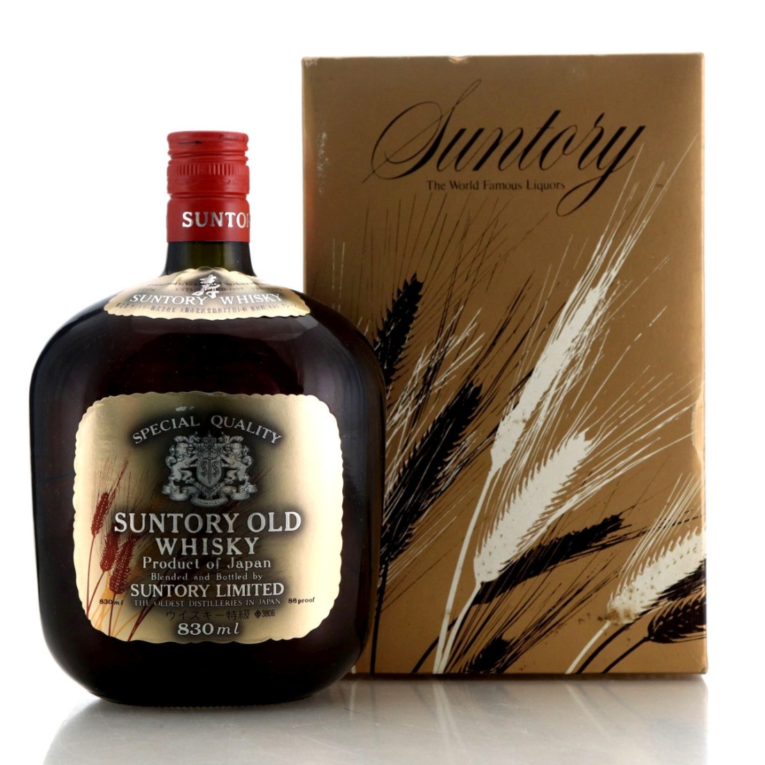 Suntory Old Whisky / Silver Wheat Label 83cl