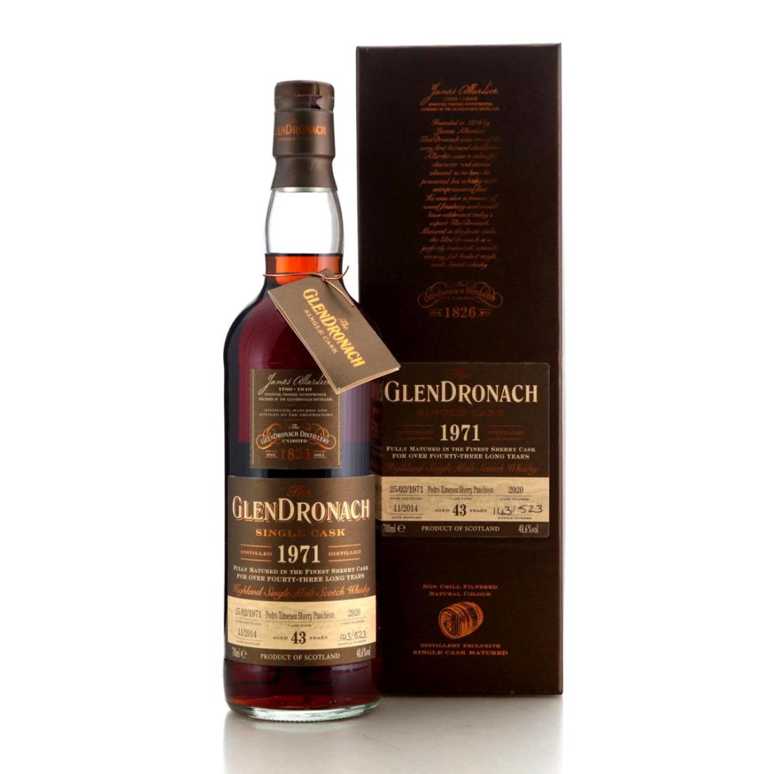 Glendronach 1971 Single Cask 40 1248