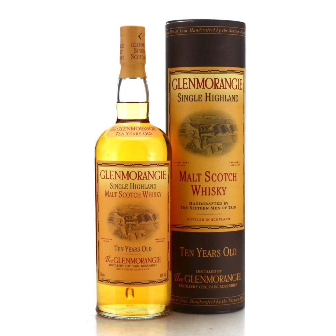 Glenmorangie 10 Year Old 1 Litre 1990s