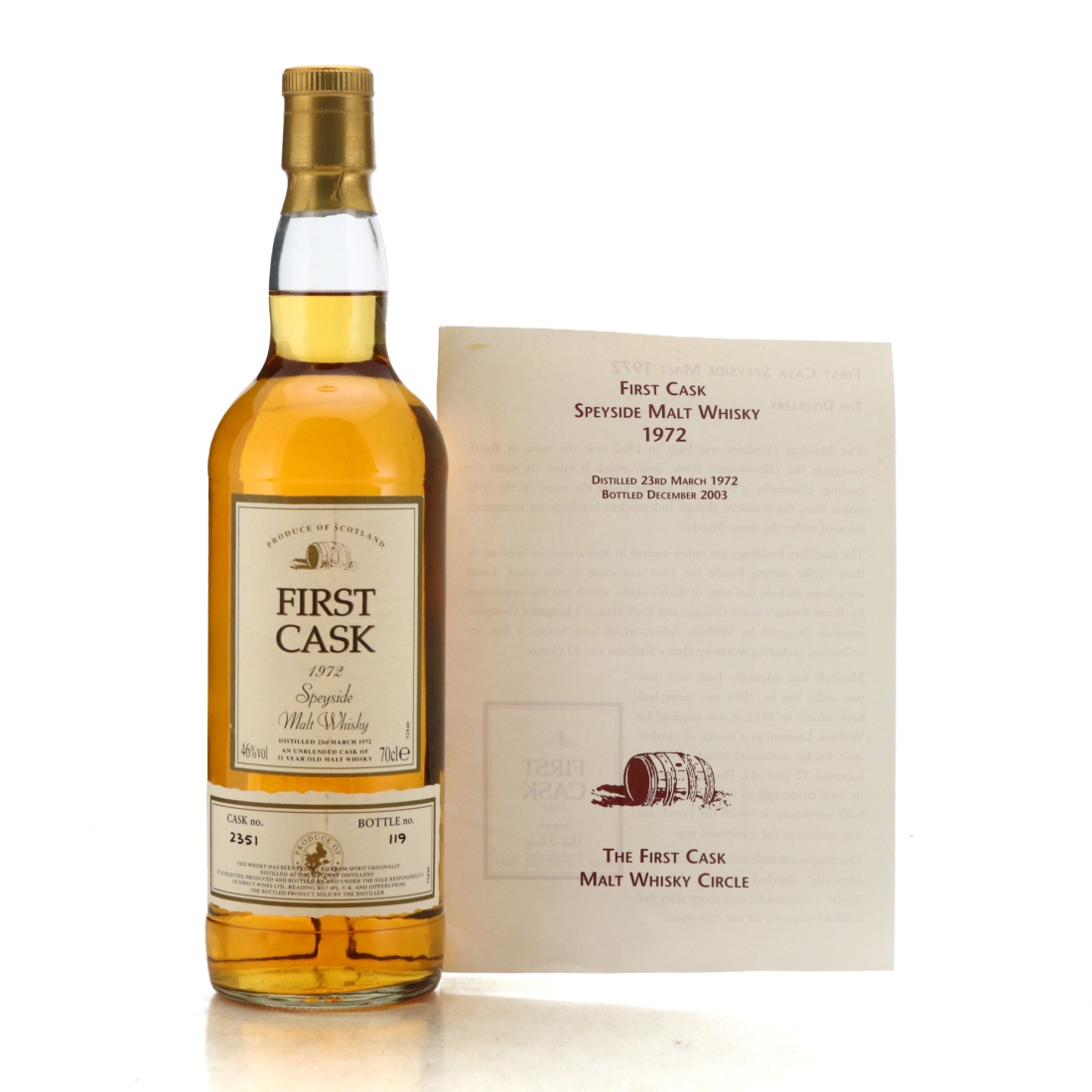 Macduff 1972 First Cask 31 Year Old #2351