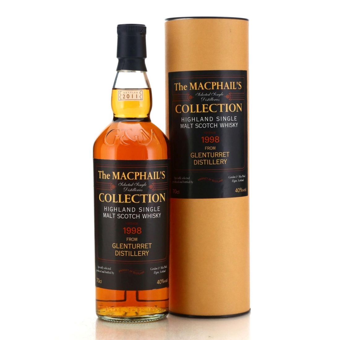 Glenturret 1998 Gordon and MacPhail bottled 2011