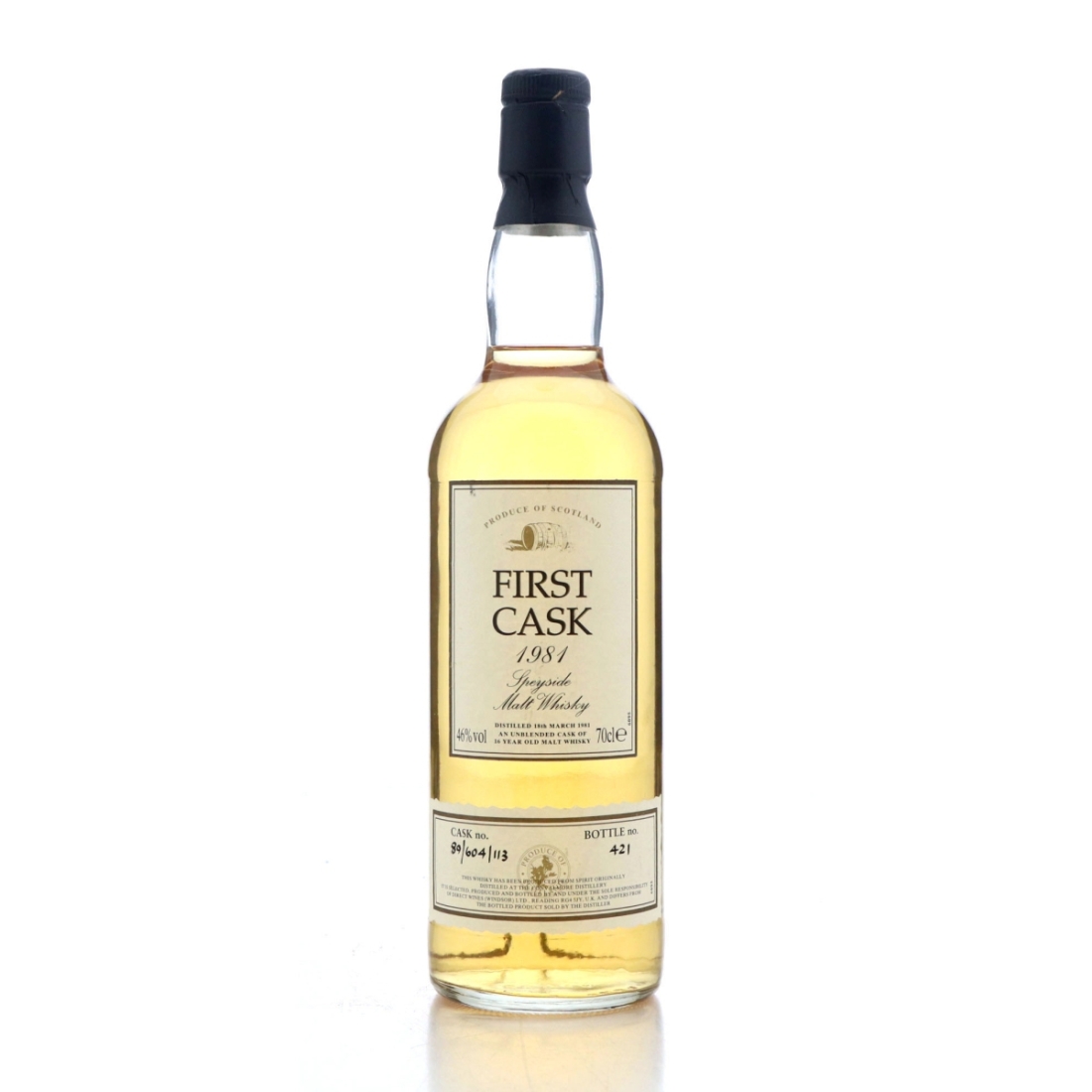 Convalmore 1981 First Cask 16 Year Old #89/604/113
