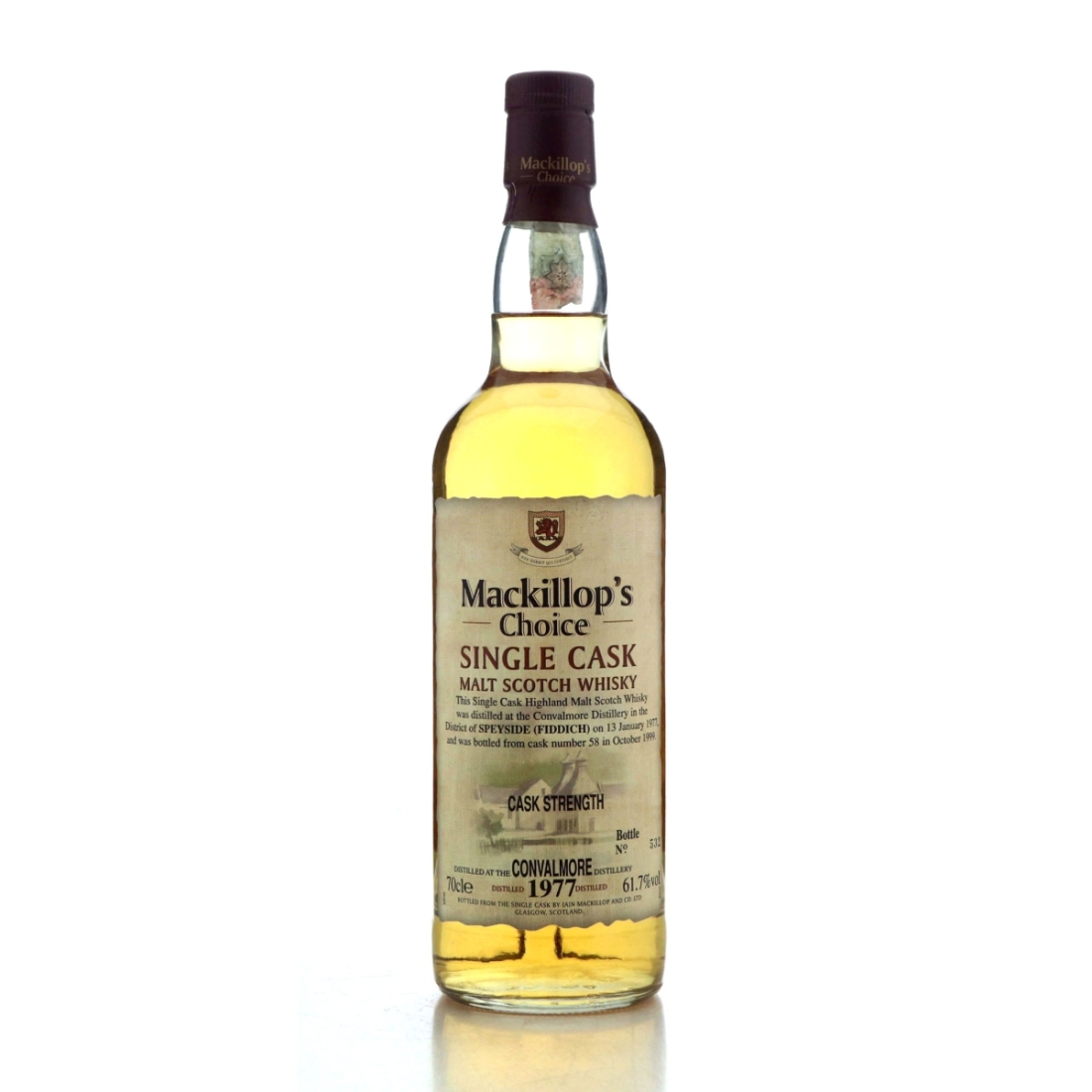 Convalmore 1977 Mackillop's Choice Cask Strength