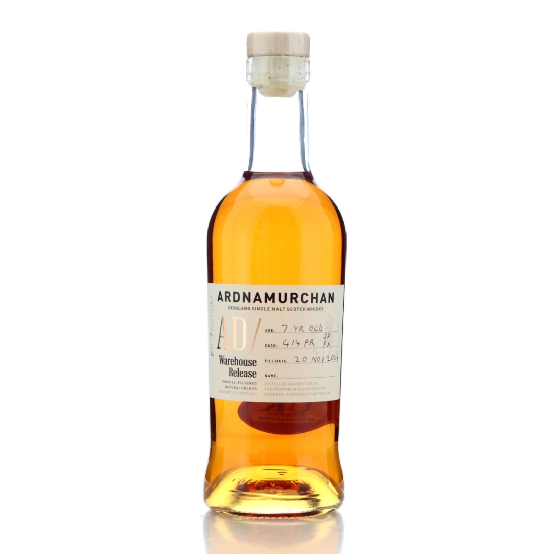 Ardnamurchan 7 Year Old Warehouse Release #414PR 50cl