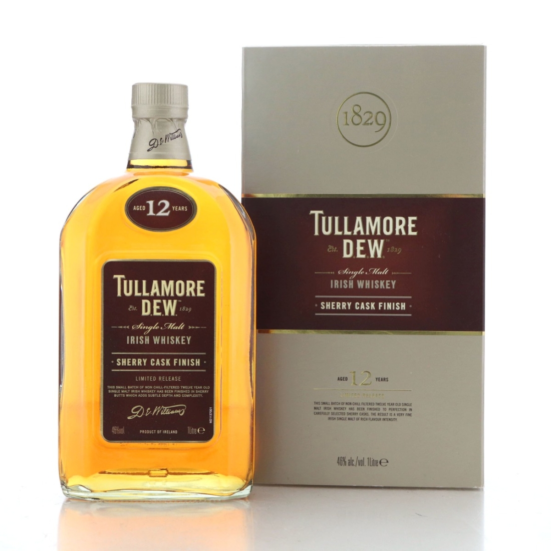 Tullamore Dew 12 Year Old Sherry Cask Finish 1 Litre