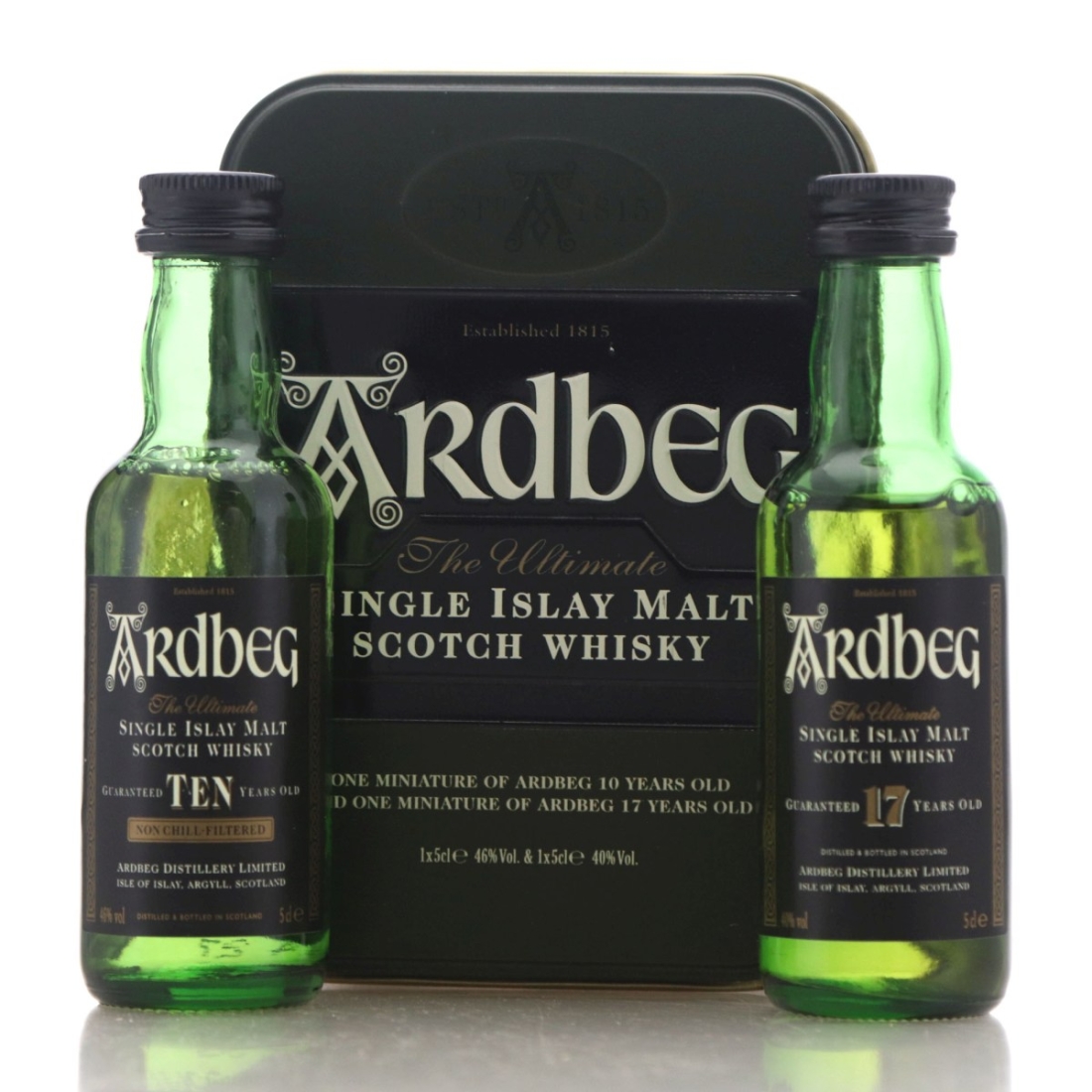 Ardbeg 10 & 17 Year Old Miniature Gift Pack 2 x 5cl