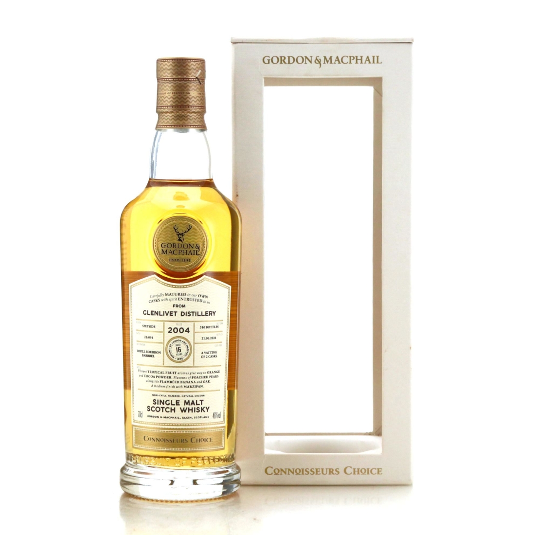 Glenlivet 2004 Gordon and MacPhail 16 Year Old Batch #21/091