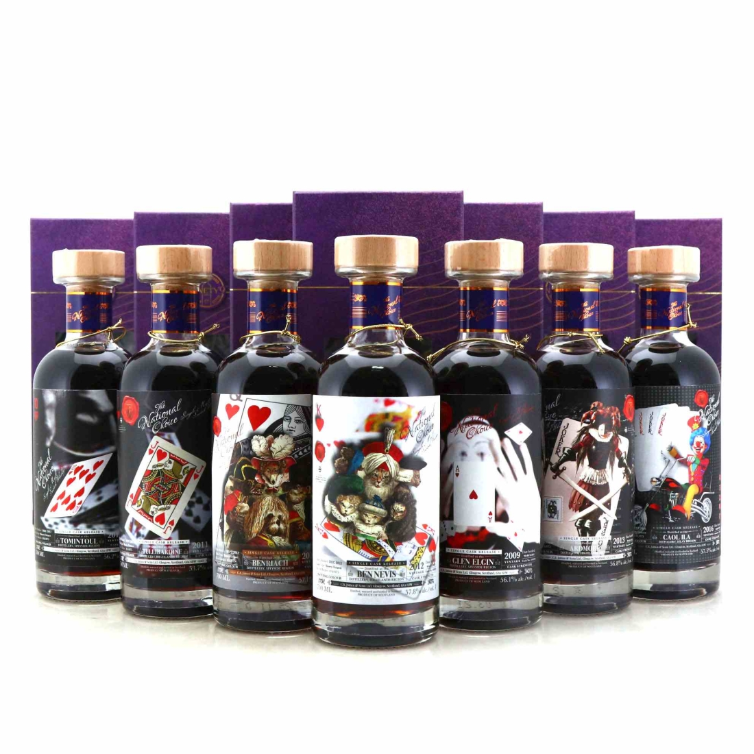 The National Choice Hearts Royal Flush & Jokers 7 x 70cl