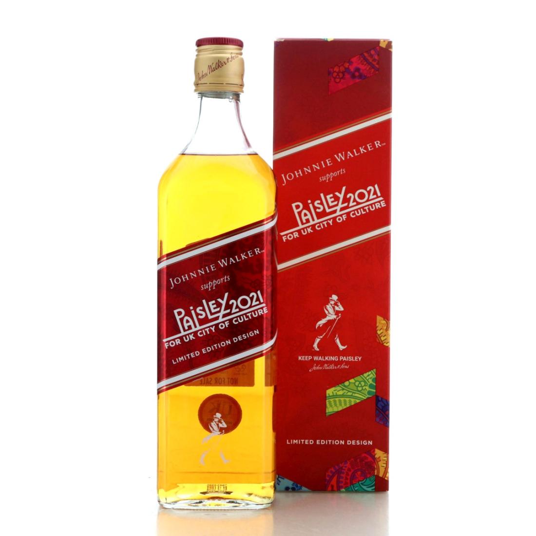 Johnnie Walker Red Label Limited Edition Paisley For 2021 Uk City Of Culture