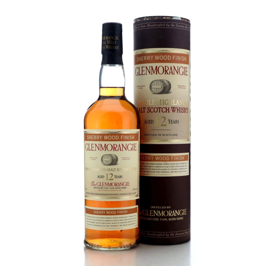 Glenmorangie 12 Year Old Sherry Wood Finish 75cl / US Import