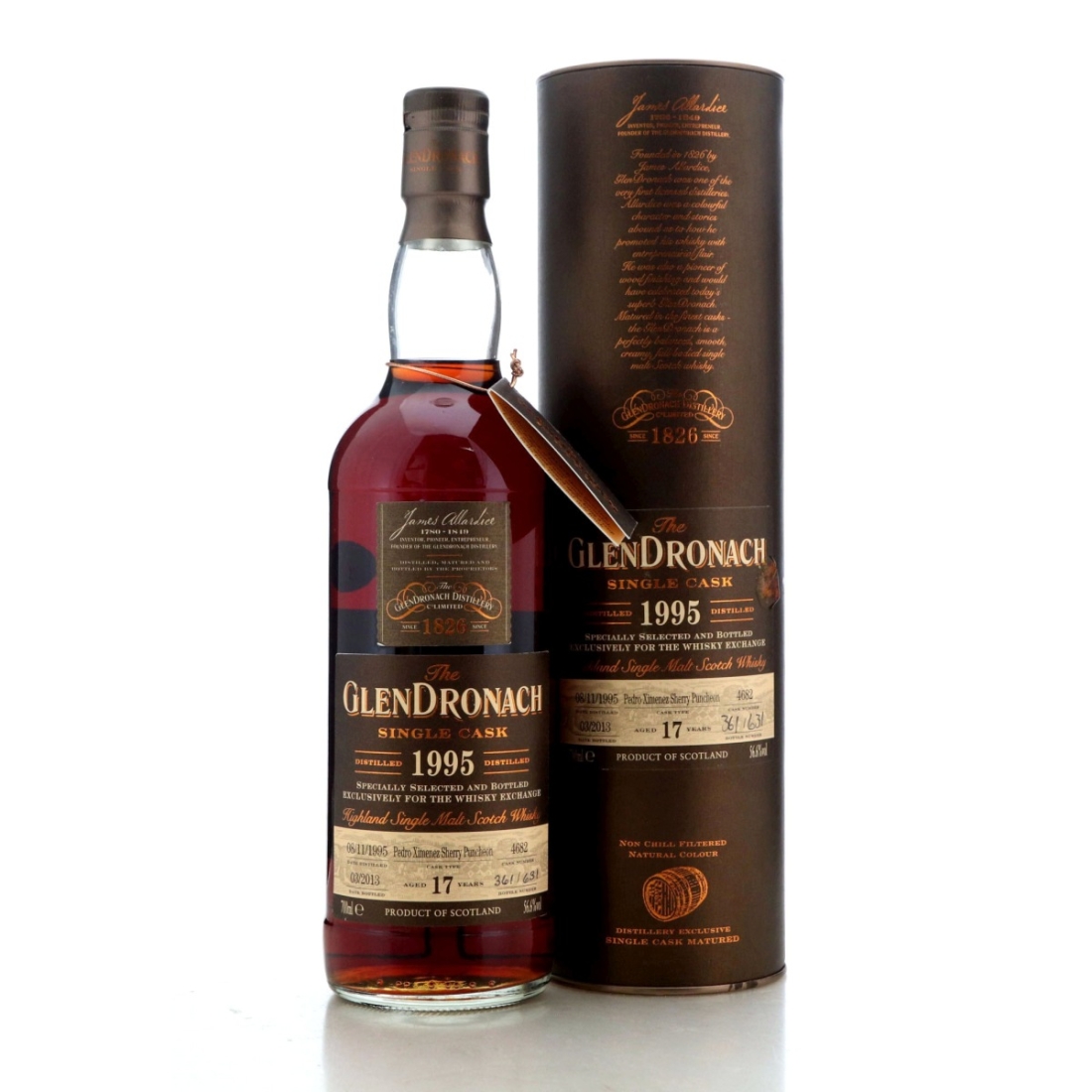 Glendronach 1995 Single PX Cask 17 Year Old #4682 / TWE