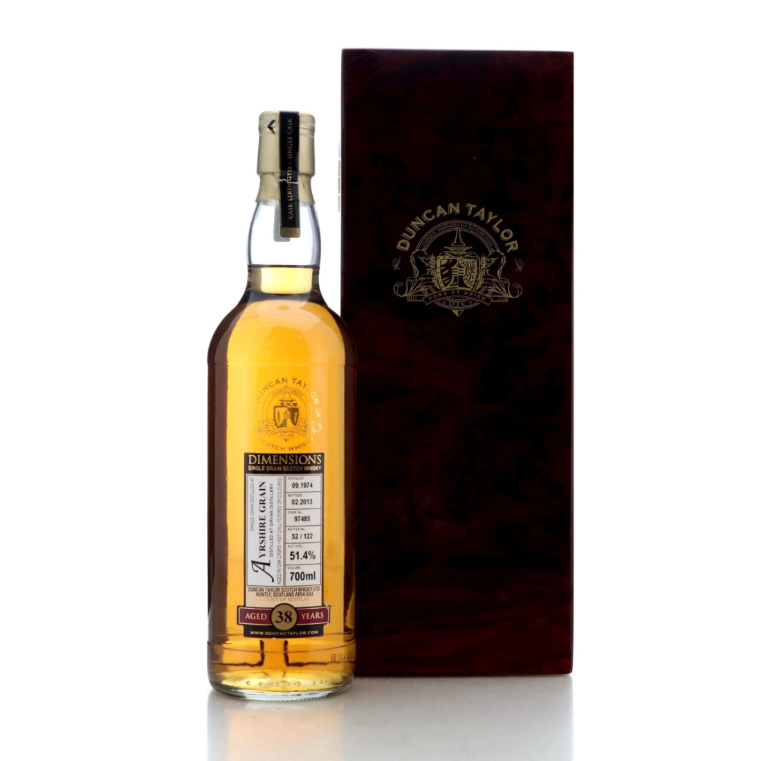 Girvan 1974 Duncan Taylor 38 Year Old Dimensions