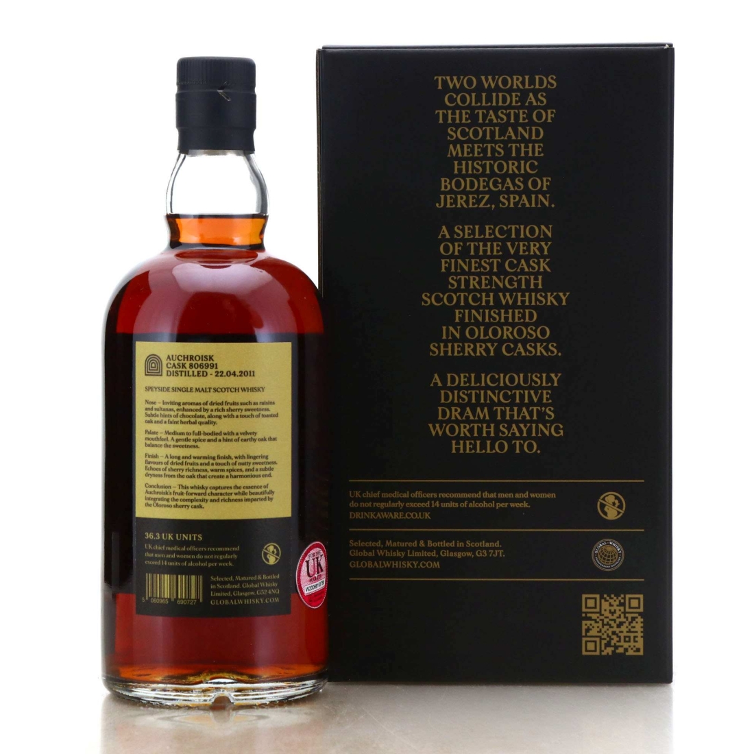 Image for Auchroisk 2011 Global Whisky 13 Year Old OLO