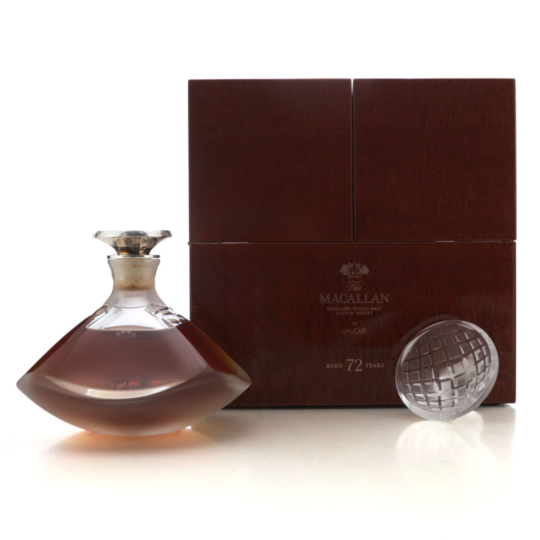 Macallan 72 Year Old Lalique Genesis Decanter / Bottle No.3