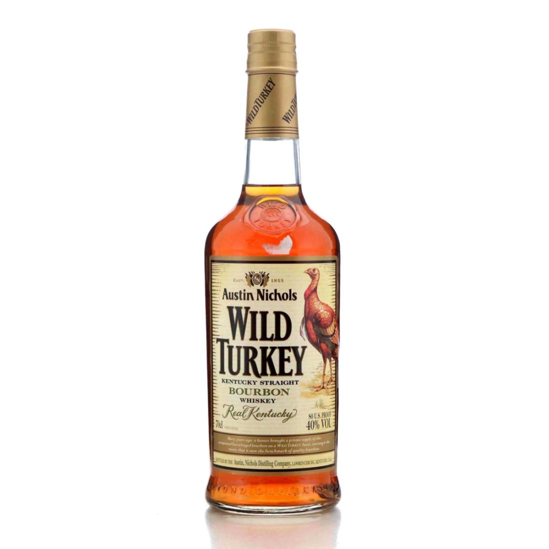 Wild Turkey Kentucky Straight Bourbon 80 Proof 70cl