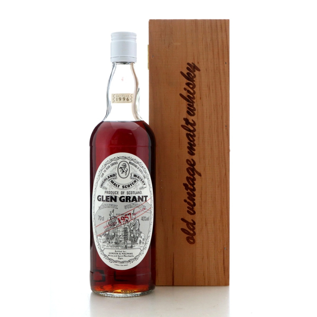 Glen Grant 1957 Gordon and MacPhail bottled 1996