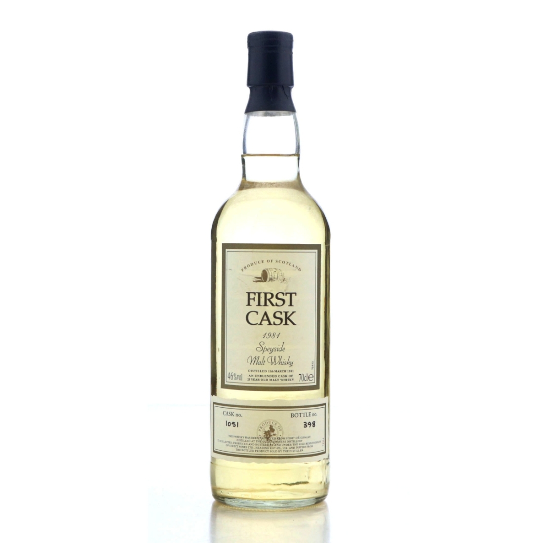 Image for Glentauchers 1981 First Cask 25 Year Old #1051