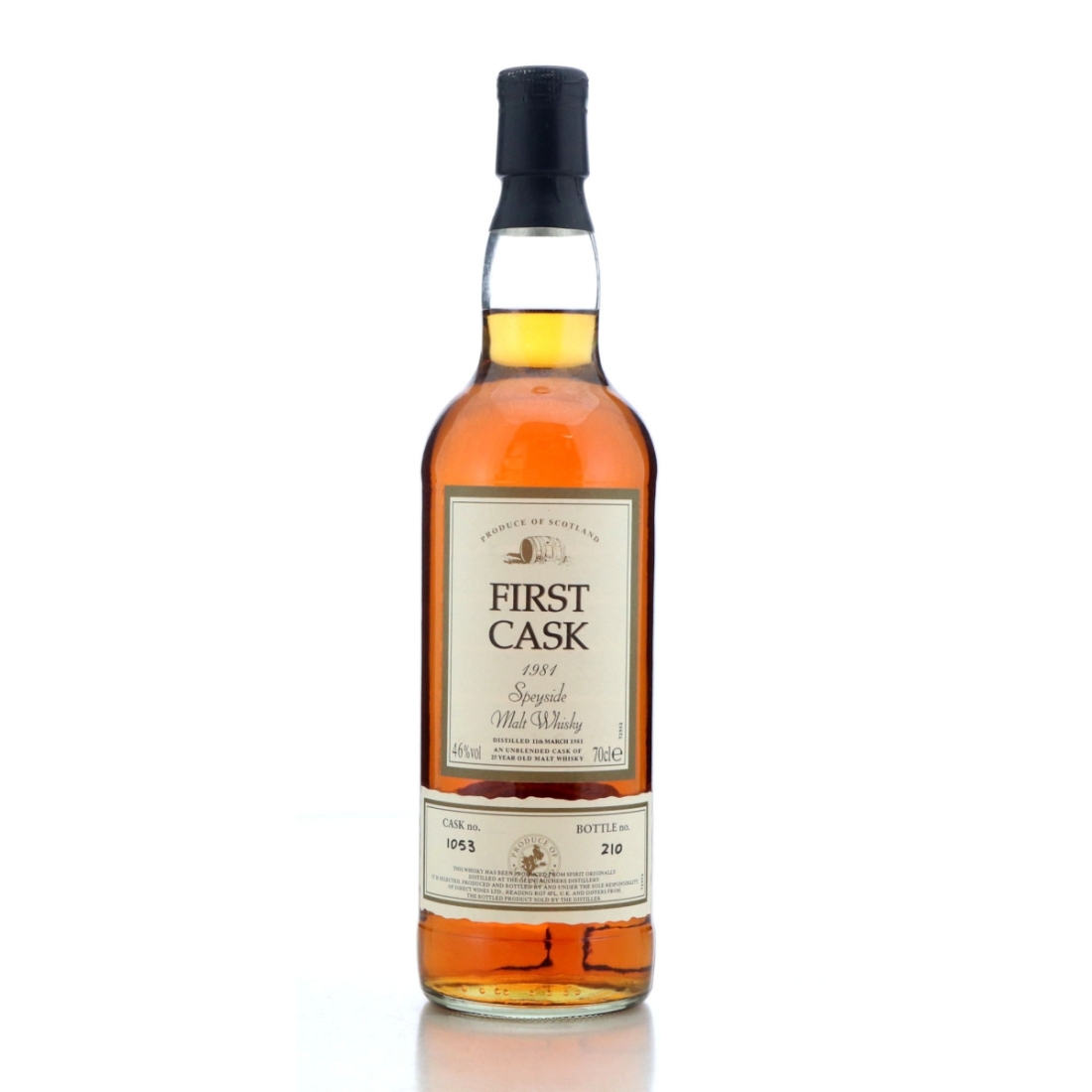 Image for Glentauchers 1981 First Cask 25 Year Old #1053