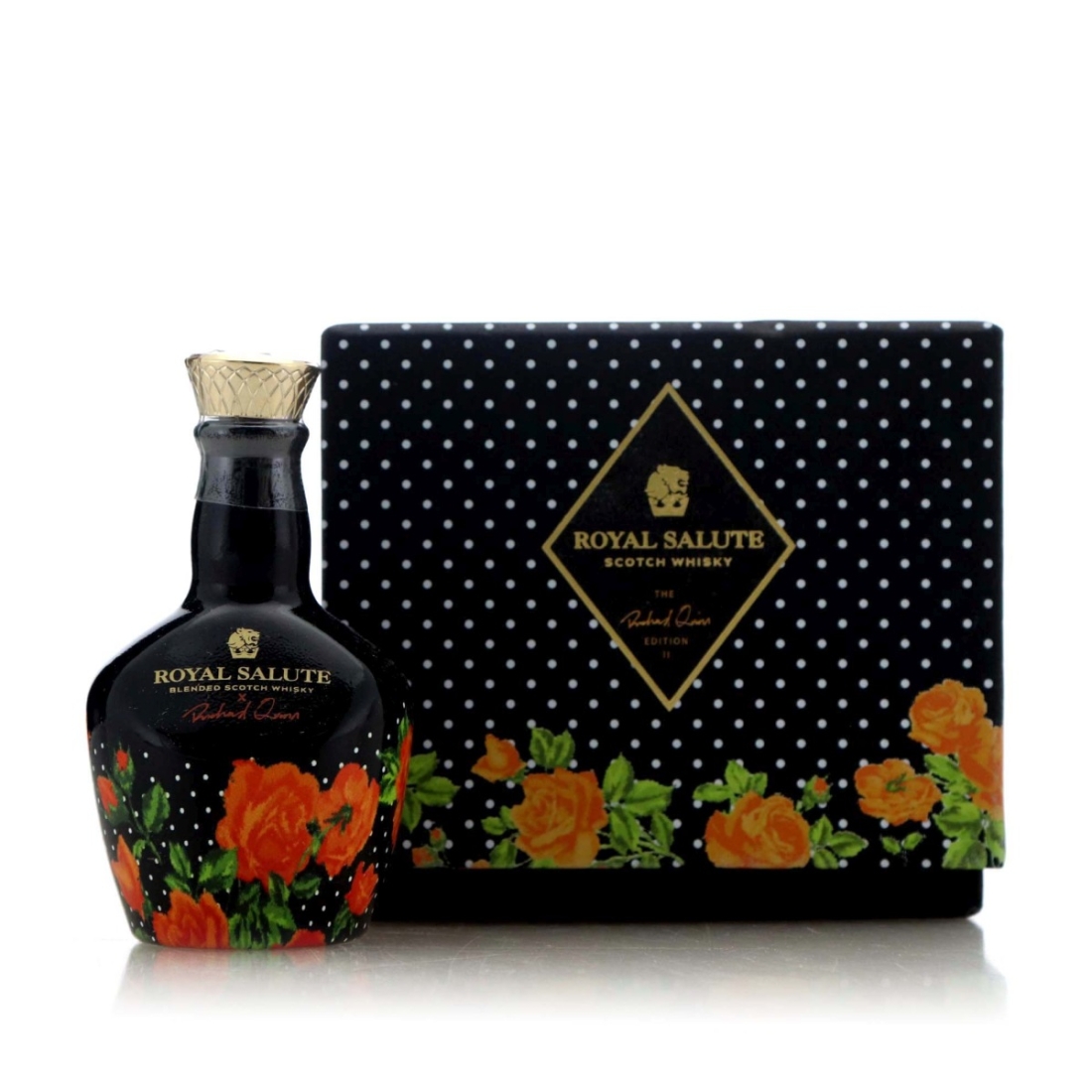 Chivas Royal Salute 21 Year Old Miniature Gift Box / Richard Quinn Edition II