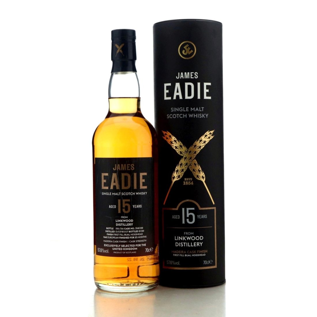 Linkwood 2007 James Eadie 15 Year Old Madeira Finish / UK