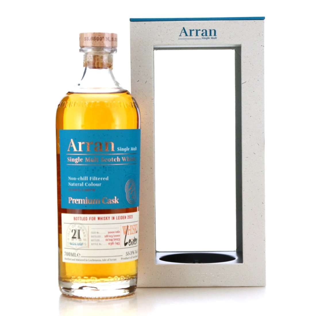 Arran 2001 Single Bourbon Cask 21 Year Old #61 / Whisky in Leiden 2023