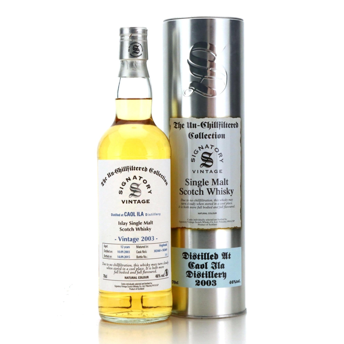 Caol Ila 2003 Signatory Vintage 12 Year Old