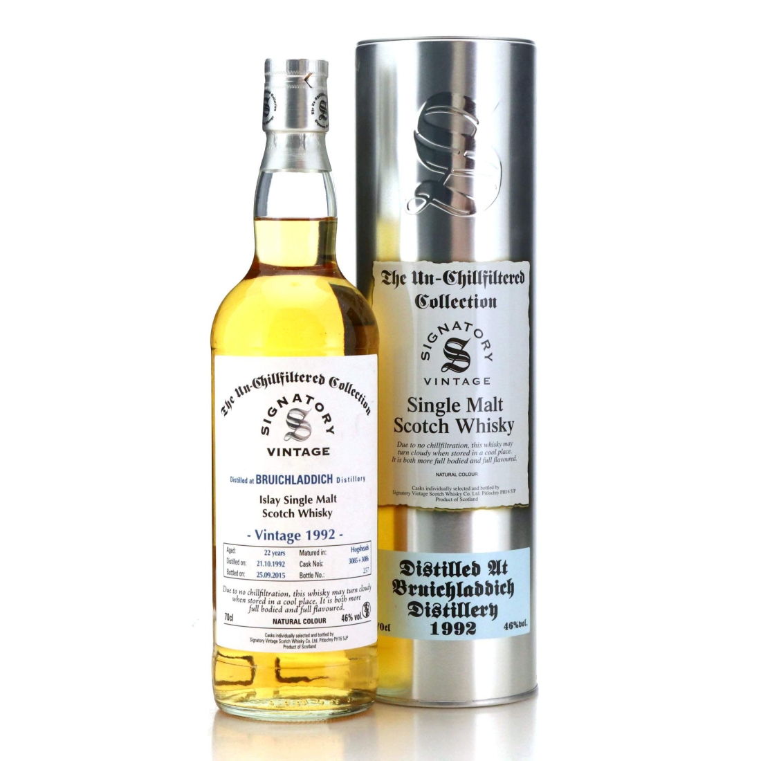 Bruichladdich 1992 Signatory Vintage 22 Year Old
