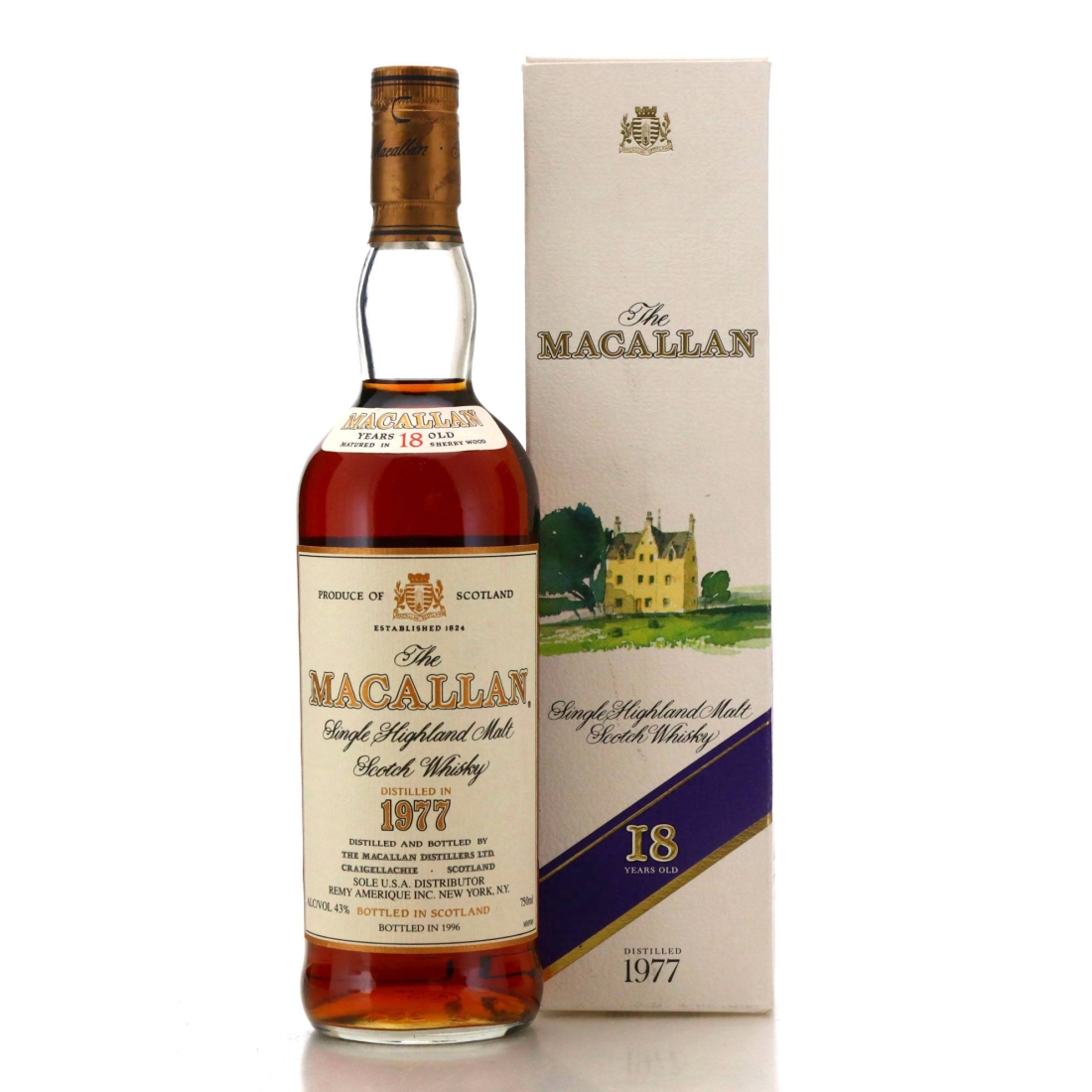 Macallan 1977 18 Year Old 75cl / US Import