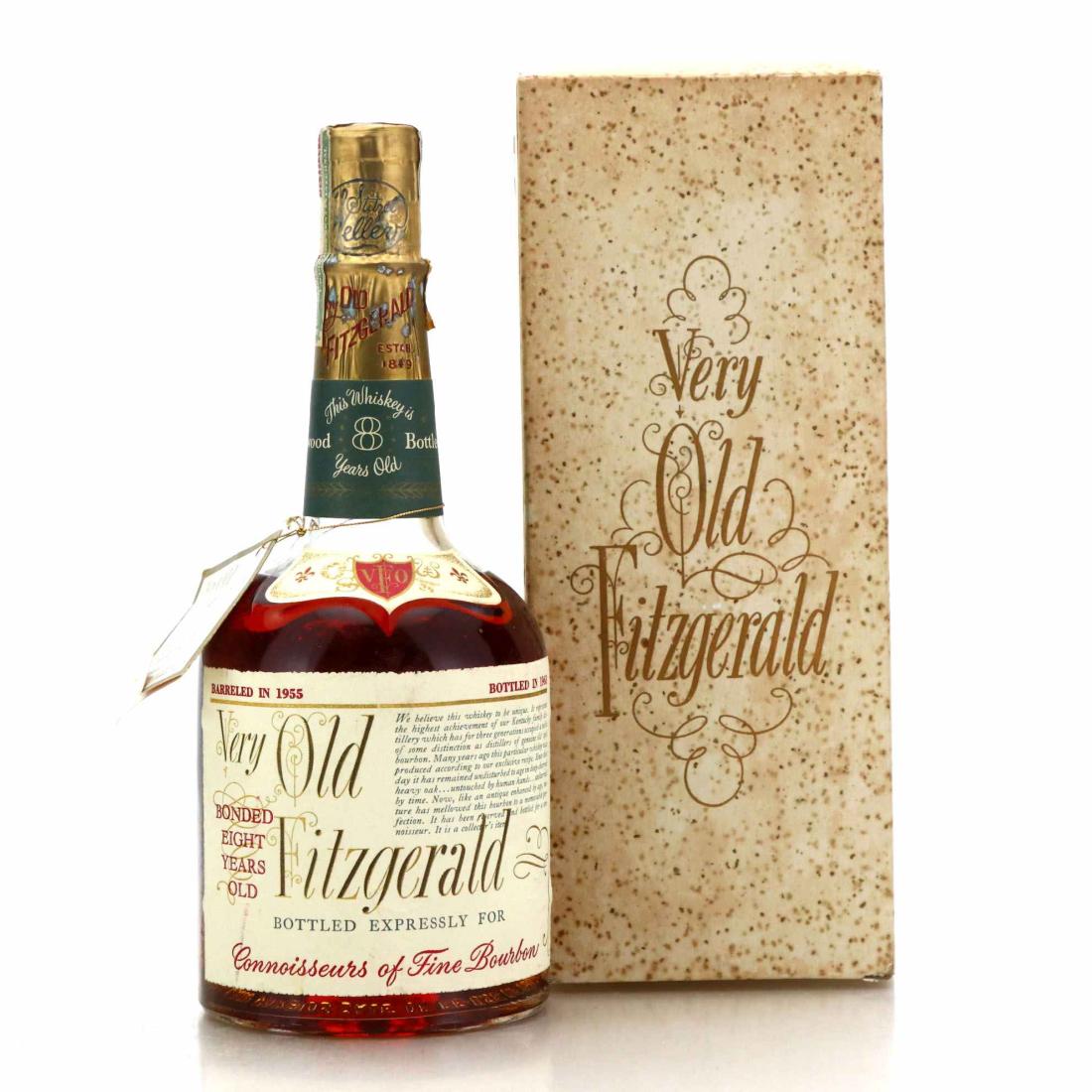 Very Old Fitzgerald 1955 Bottled In Bond 8 100 Proof Half Pint
