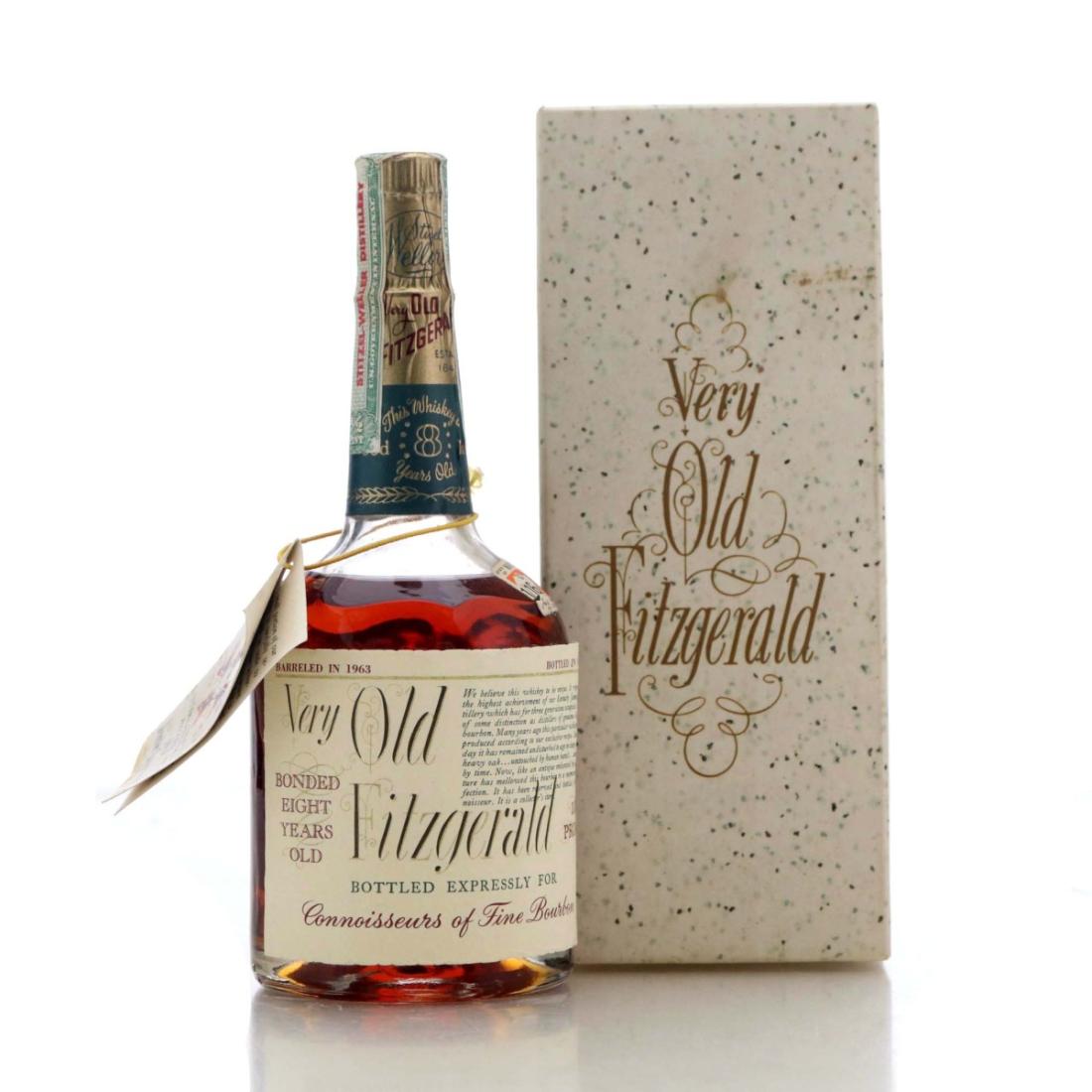 Very Old Fitzgerald 1963 Bottled In Bond 8 100 Proof Half Pint