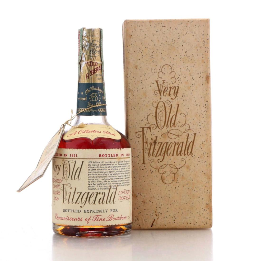 Very Old Fitzgerald 1951 Bottled In Bond 8 100 Proof Half Pint